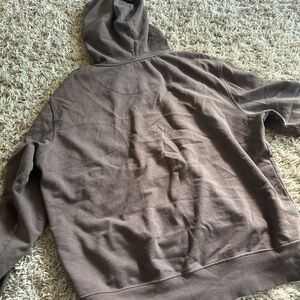 blank brown hoodie